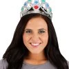 Rubies Costume Co. Inc Silver Queen's Tiara -HALLOWEEN COSTUMES Sales silver jeweled queens tiara