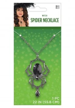 Amscan Witch Spider Necklace Accessory