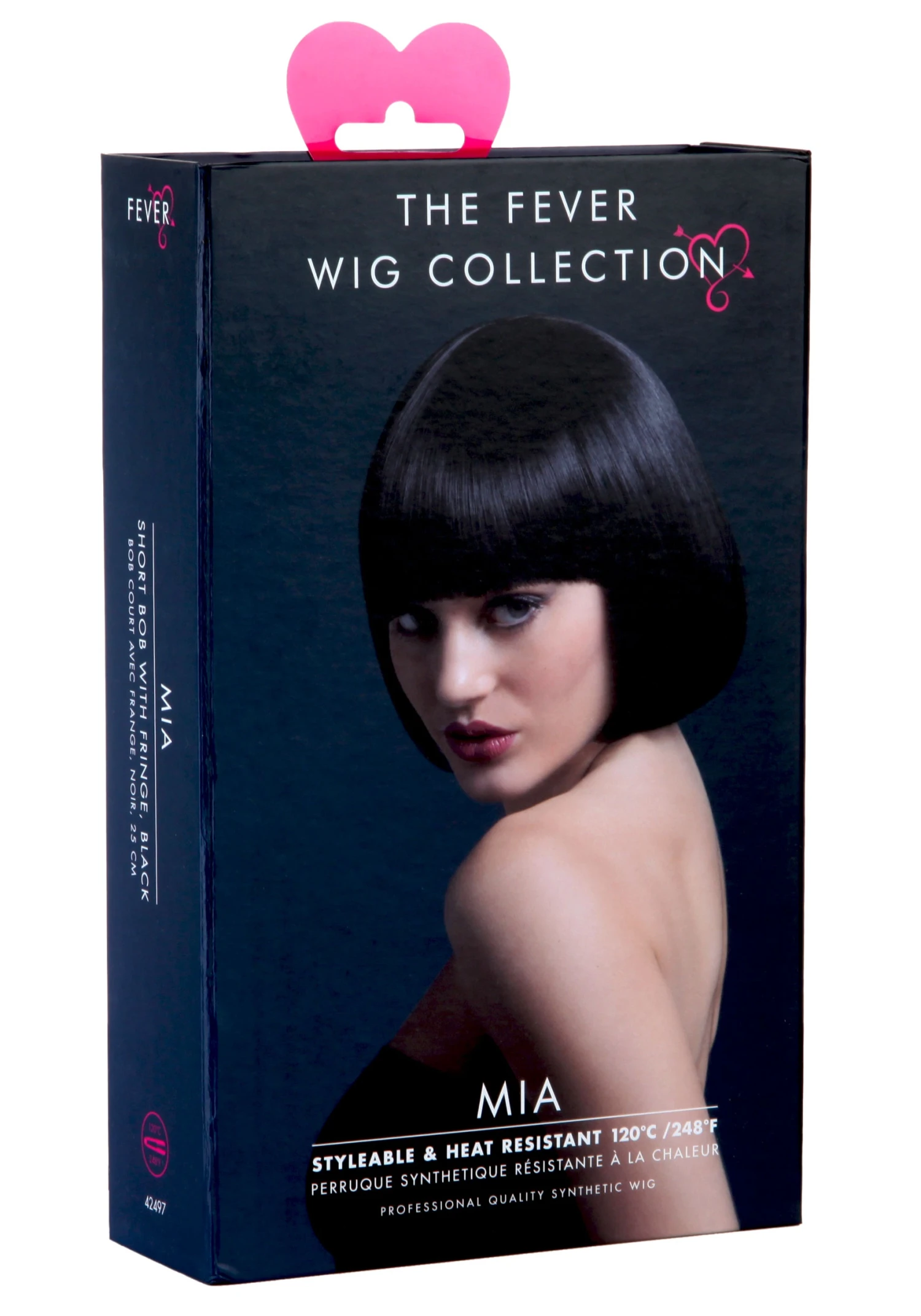 Smiffys Styleable Fever Mia Black Wig 4 Smiffys Styleable Fever Mia Black Wig - Image 2