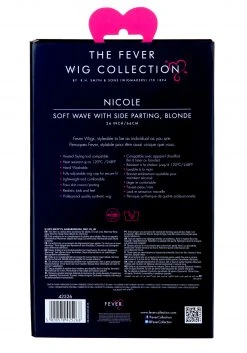 Smiffys Styleable Fever Nicole Blonde Wig -HALLOWEEN COSTUMES Sales styleable fever nicole blonde wig back