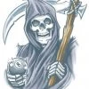 Tinsley Transfers FX Temporary Reaper Tattoo 1 Tinsley Transfers FX Temporary Reaper Tattoo -HALLOWEEN COSTUMES Sales temporary reaper fx tattoo