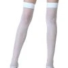Leg Avenue Women's Thigh High White Stockings -HALLOWEEN COSTUMES Sales thigh high white stockings for women