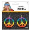 Amscan Tie Dye Peace Earrings -HALLOWEEN COSTUMES Sales tie dye peace earrings