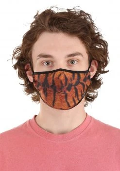 Scratch Tracks Tiger Protective Fabric Face Covering Mask