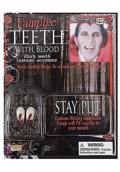 Forum Novelties, Inc Vampire Teeth With Blood