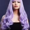 Smiffys Violet Fever Gigi Heat Styleable Wig For Women -HALLOWEEN COSTUMES Sales violet fever gigi heat styleable womens wig