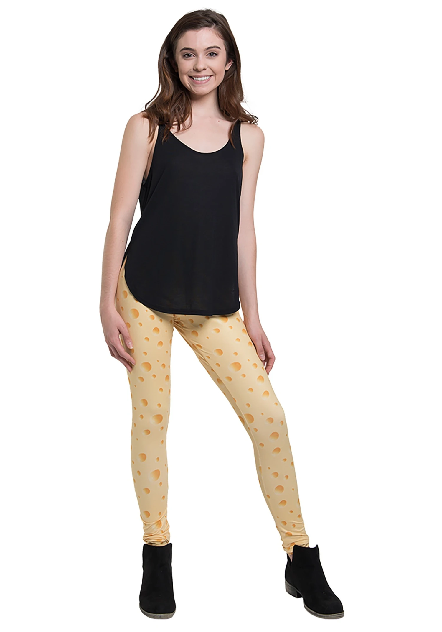 Creative Apparel Women's Cheese Leggings 3 Creative Apparel Women's Cheese Leggings