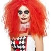 Smiffys Women's Red Crimped Clown Wig 1 Smiffys Women's Red Crimped Clown Wig -HALLOWEEN COSTUMES Sales womens red crimped clown wig
